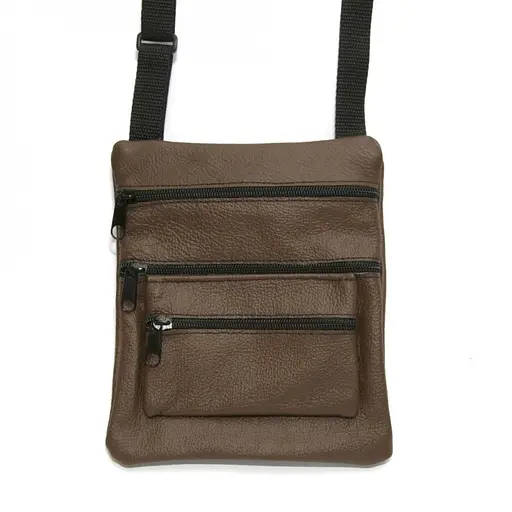 Шкіряна сумка на плече Gofin 20х22 см sum0009928 - фото 3