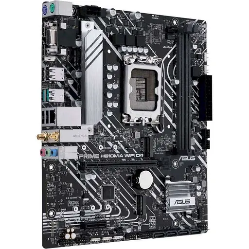 Материнская плата ASUS PRIME H610M-A WIFI D4 (PRIME H610M-A WIFI D4) (Socket 1700, Intel H610, Micro-ATX) - фото 2