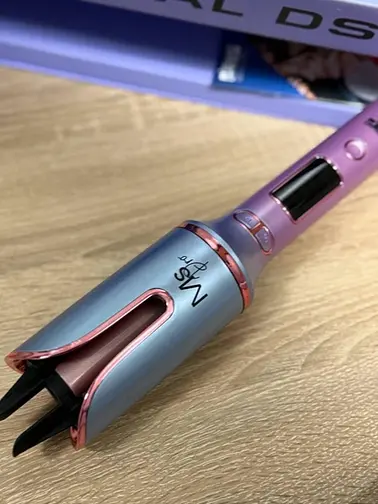 Автоматична плойка для завивки волосся DSP 20295 з керамічним покриття 25 мм 65 Вт Блакитний з рожевим - фото 5