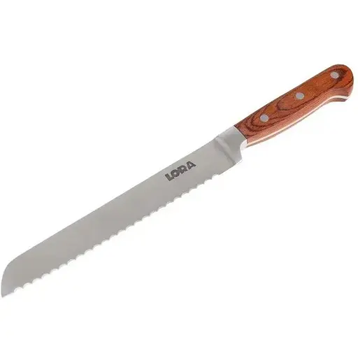 Ніж для хліба із нержавіючої сталі 33.5х2.8 см Wood (NS45KN) - фото 2