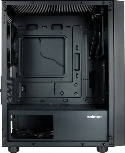 Корпус Zalman T3 Plus Tempered Glass без БЖ Black (T3PLUS) Без БП - фото 5