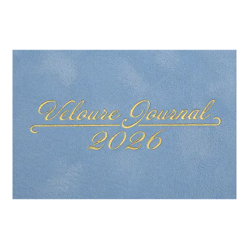 Щотижневик датований Buromax Velour 2026 A5 штучна шкіра блакитний (BM.2710-14) - фото 4