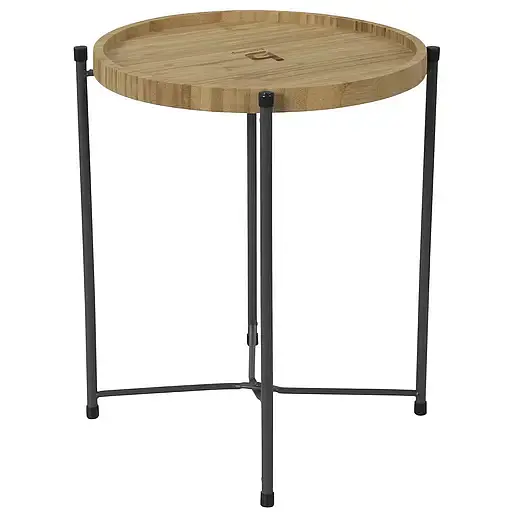 Стіл Bo-Camp Carnaby M Bamboo Brown 32x32 см (1404322) - фото 1