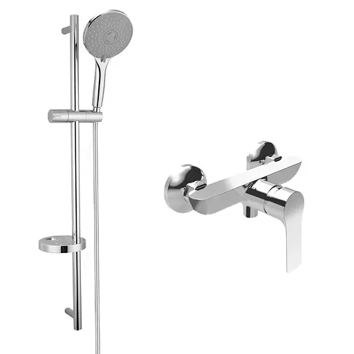 Змішувач для душа KUCERA + душовий гарнітур NETKA (15105+9014003) хром Imprese SET20220127 Хром - фото 1
