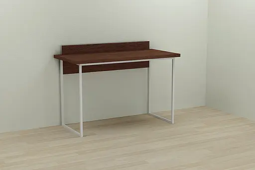 Компьютерный стол Ferrum-decor Скай 75x140x60 белый ДСП Венге 32мм (FRD-106080)