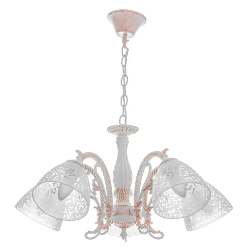 Люстра підвісна Brille класична E27 60W WH (BKL-486S/5)