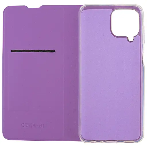 Кожаный чехол-книга Getman Elegant (PU) для Samsung Galaxy M33 5G Сиреневый - фото 2