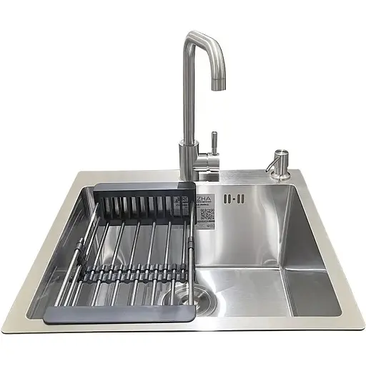 Комплект мойка + смеситель Romzha Arta U-450S (B) - фото 2