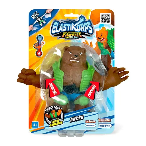 Стретч-игрушка ELASTIKORPS серии Fighter Kamaleon – БОЕЦ-ХАМЕЛЕОН, ELAKAM-HERO1-BL (в ассортименте) - фото 2
