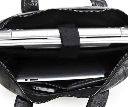 Чоловіча шкіряна сумка Vintage 39,5х29х9 см sum0015056 - фото 6