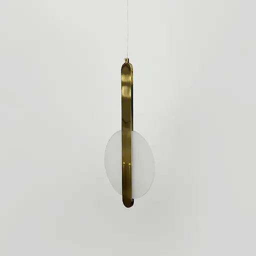 Современный минималистичный подвес в латунном корпусе 42х20 см | Line F | Арт. AA229 AB - фото 3
