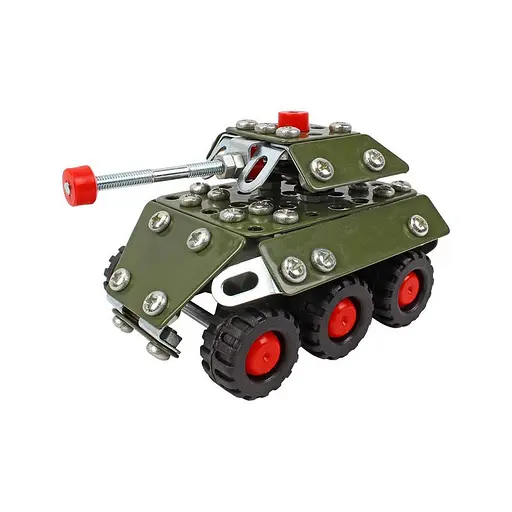 Детский металлический конструктор "Военная техника" 9512TXK 430 деталей - фото 5