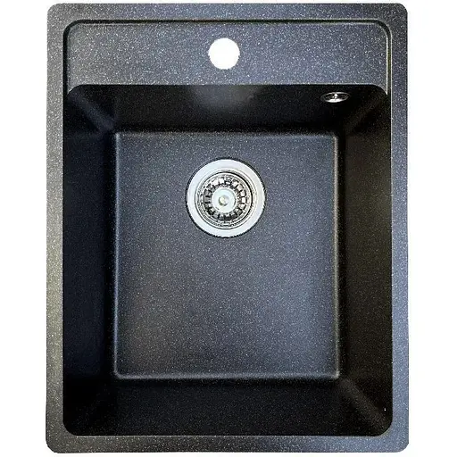 Гранітна кухонна мийка Romzha Vlada Antracit (902) - фото 1