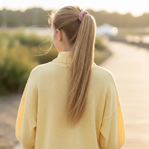 Набор из 5 штук шелковых резинок для волос Чумацкий Шлях - выбери настроение - Choose Your Mood Размер S (1239-02) - фото 11