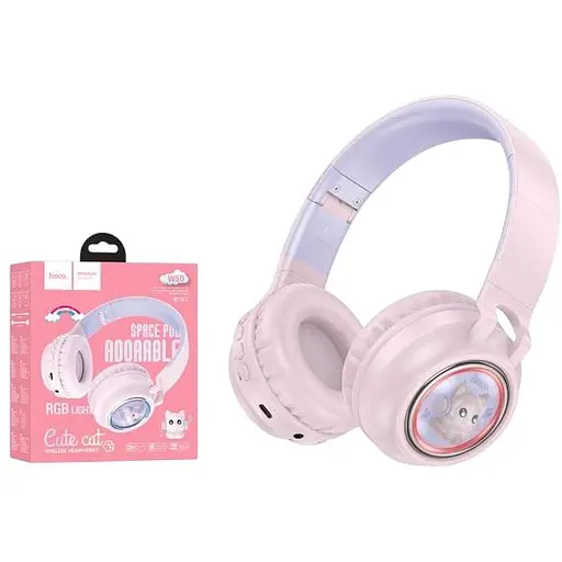 Bluetooth-гарнітура Stereo Hoco W50 рожеві