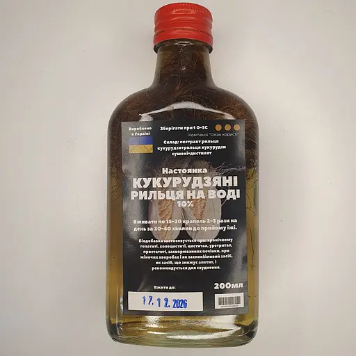 Водная настойка на рыльцах кукурузы 200 мл - фото 1