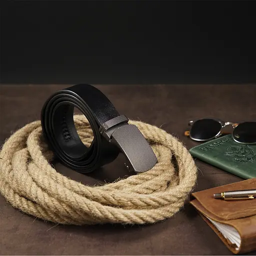 Ремінь шкіряний Vintage чоловічий 115х3,5 см acs0014837 - фото 5