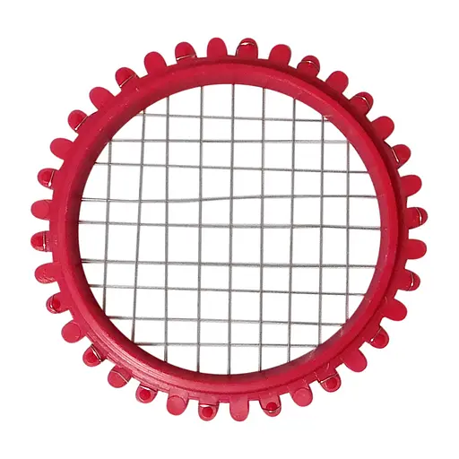 Овощерезка яйцерезка винегретница пластиковая для нарезки кубиками яиц и овощей Ø 9 см, Kitchette 83888 - фото 1