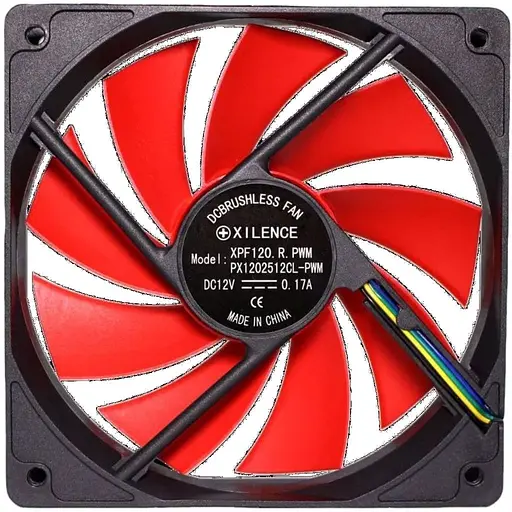 Вентилятор 120 мм Xilence XF042 PWM підшипник рідинного ковзання 120x120x25 мм 4-pin - фото 2