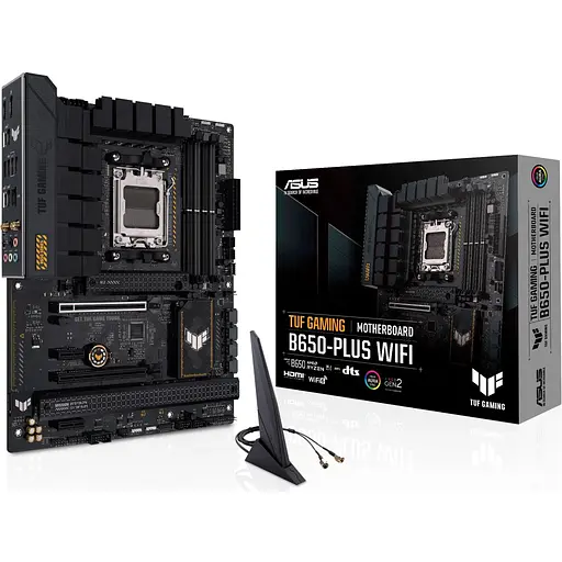 Материнская плата Asus TUF Gaming B650-PLUS WIFI sAM5 B650 4xDDR5 M.2 USB HDMI DP WiFi BT ATX - фото 10