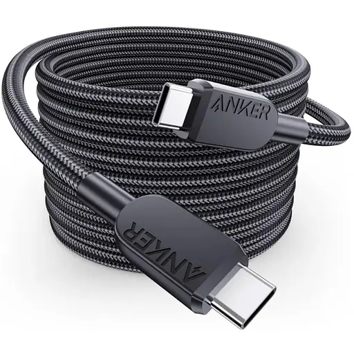 Кабель Anker 310 USB-C to USB-C - 0.9m 240W Nylon Black (6962728)