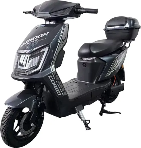 Електроскутер Двомісний Corso CONDOR (1500W 72V/30Ah LiFePO₄) Сірий