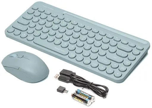 Комплект (Клавіатура та Миша) A4Tech FG3200 Air Wireless Blue - фото 4
