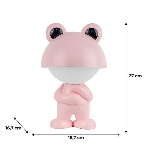 Світильник-нічник Kite LED з акумулятором Dreamy Froggy рожевий (K25-315-3-2) - фото 5