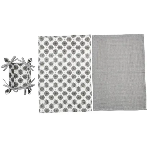 Набор полотенец Soho Snow Grey хлопок 100% 60х40 см 2 шт. (BS 45561/1) - фото 3