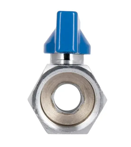 Кран кульовий міні Thermo Alliance Standart 1/2" ВЗ прямий, півметелик SD188W15 - фото 5