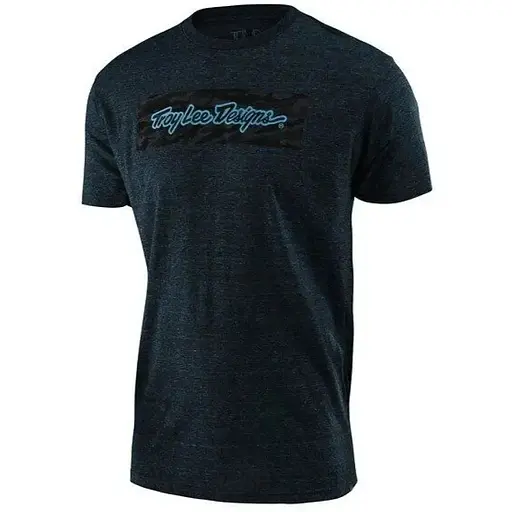 Футболка TLD Signature BLock Camo Tee Midnight Blue S Troy Lee Designs (1106-701816012)