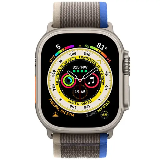 Ремешок Trail Loop для Apple Watch 42(ser.1-3)/44/45/46/49mm (m/l) Blue / Gray - фото 2