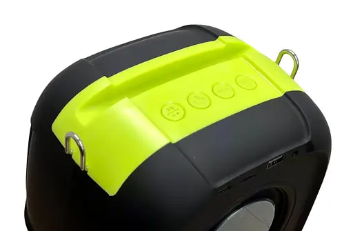 Портативная Bluetooth колонка SY-308 с FM-радио и аккумулятором Желтая - фото 4