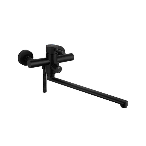 Смеситель для ванной Kroner KRP Edelstahl Klassisch - SCH070 CV025651 Черный матовый - фото 1