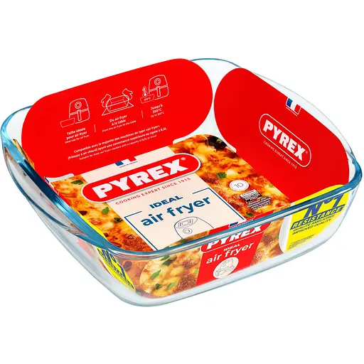 Форма Pyrex Airfryer квадратная 25x22x7 см 2.2 л (212B100/7948) - фото 2