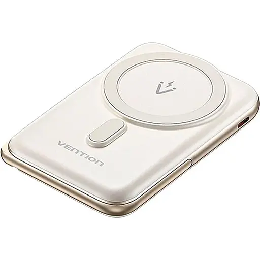 Павербанк Vention Magnetic Wireless White 10 000 mAh / 20 Вт (FHNW0) - фото 2