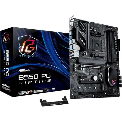 Материнская плата AsRock B550 PG Riptide (B550 PG Riptide) (Socket AM4, AMD B550, ATX) - фото 7
