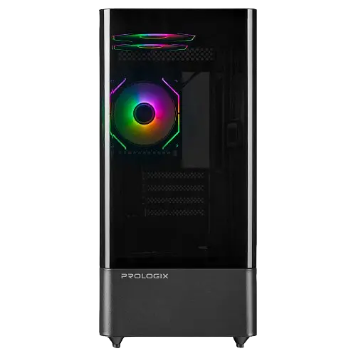 Корпус Prologix Lumi GM-01AB Glass ARGB Black - фото 2