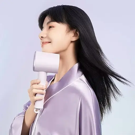 Фен Xiaomi Mijia negative ion hair dryer H301 Purple + (переходник на EU розетку) - фото 4