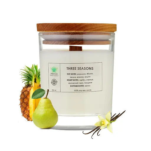 Аромасвечка Three seasons L PURITY 150 г - фото 1