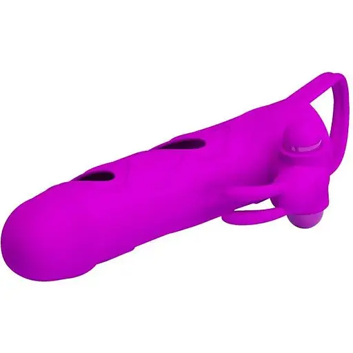 Насадка с вибрацией Pretty Love BI-026216-1, Фиолетовый - фото 5