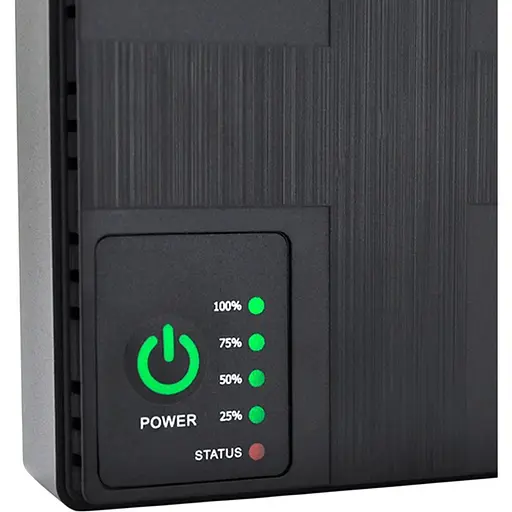 Источник бесперебойного питания (ИБП) для роутера Merlion MINI DC1018P DC-5V/9V/12V 18 W 10400 mAh Black (153365) - фото 4