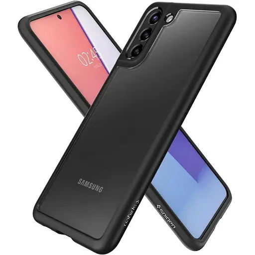 Оригинальный чехол Spigen Ultra Hybrid для Samsung Galaxy S21 Plus (6.7") Matte Black (ACS02388) - фото 8