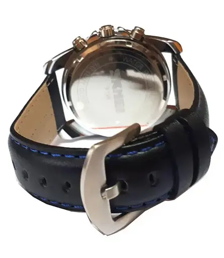 Чоловічий годинник Skmei 9156 avalon чорний з синім - фото 4