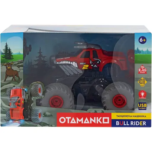 Машинка Otamanko Танцующая машинка Bull Rider Красный - фото 8