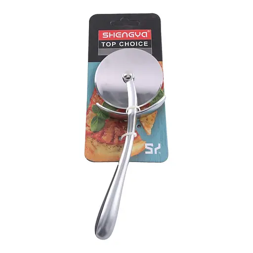 Роликовий ніж для піци з гострим лезом з нержавіючої сталі та силіконовою ручкою, що не ковзає, Kitchen Master 87293 - фото 10