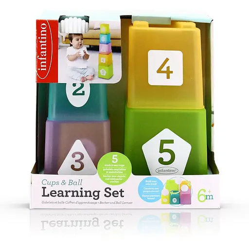 Развивающий набор Infantino Мячик и стаканчики (315206) - фото 3