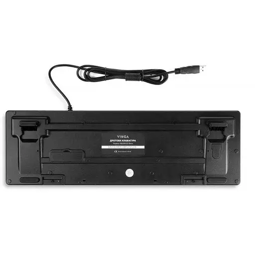 Клавіатура Vinga KBGSM120 Black (KBGSM120 Black) - фото 3