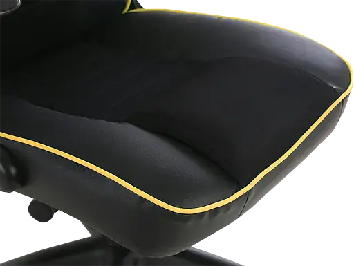 Геймерское кресло GT Racer черное с желтым (X-2760 Black/Yellow) - фото 7