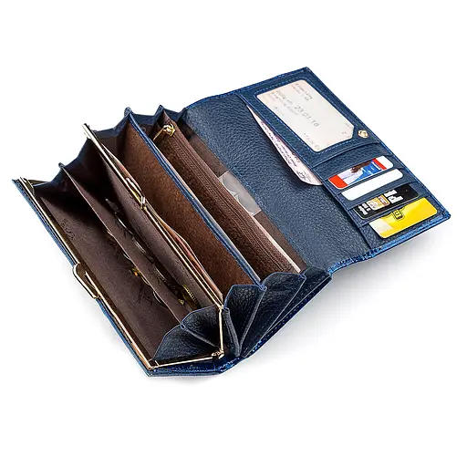 Кожаный женский кошелек (S9001A) ST Leather 17.5х9х3.5 см acs0015541 - фото 4